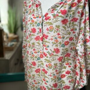 Lucky Brand Floral Top XXL